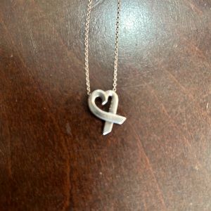 Tiffany necklace, Paloma Picasso  loving heart ❤️